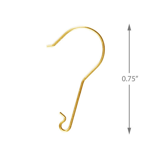 Brass Ornament Hooks, Set of 20, 