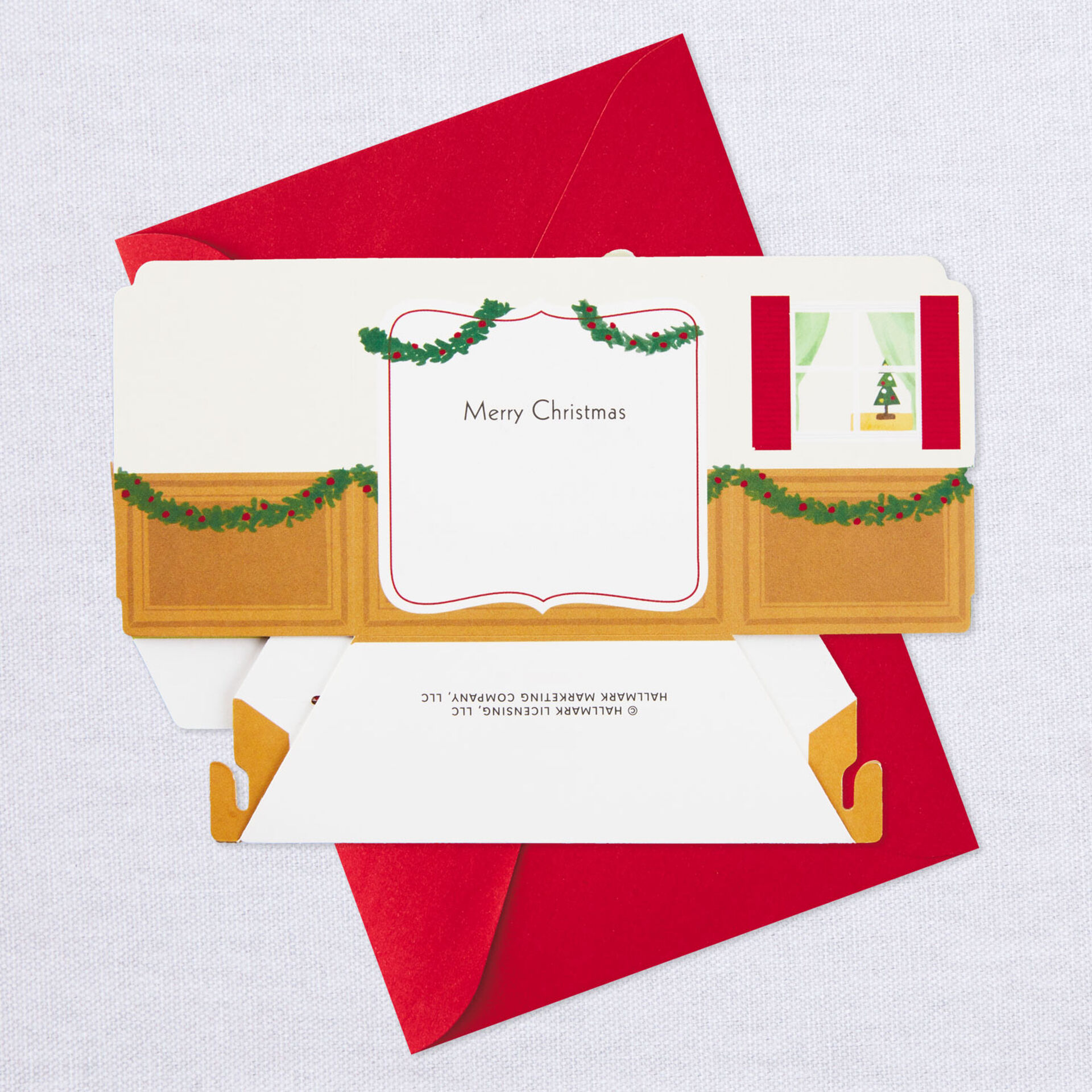 Merry Christmas Santa Mini 3D PopUp Christmas Card Greeting Cards