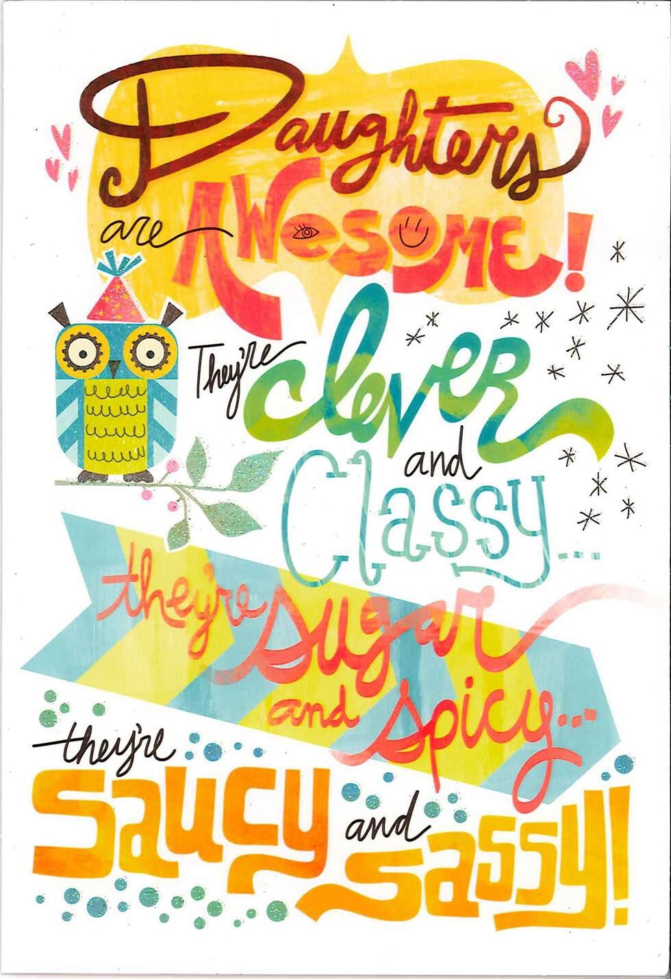 Daughter, You Rule! Birthday Card