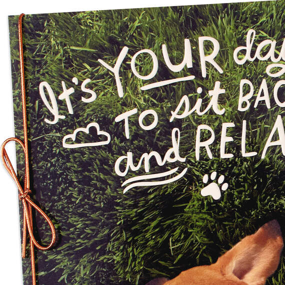 It's Your Day to Relax Father's Day Card From Us, , large image number 4