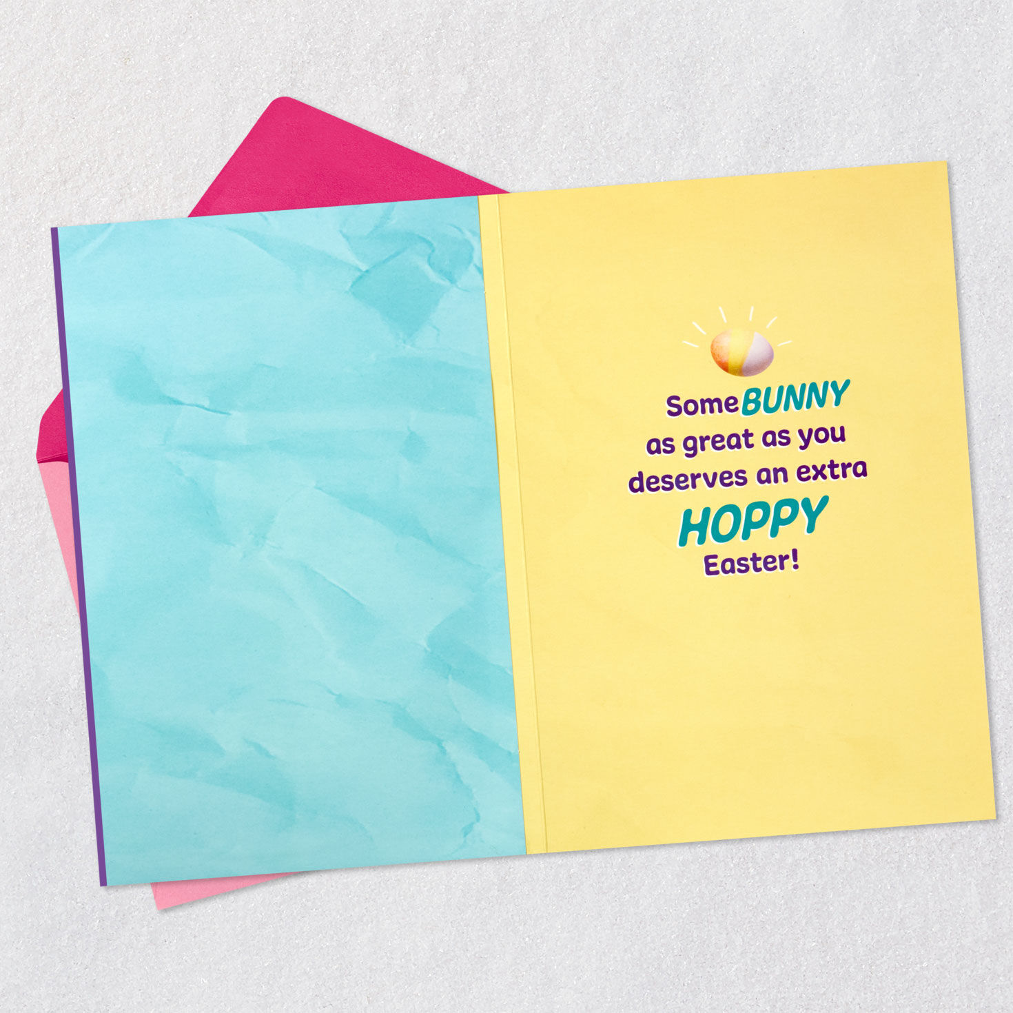 Bunny With Light-Up Glasses Funny Easter Card With Music Open card with envelope image number 4