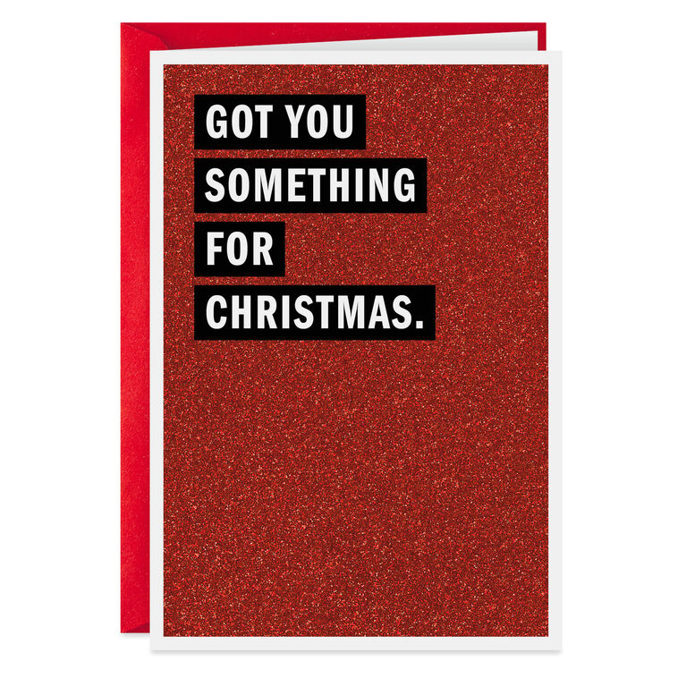 Got You Something Funny Christmas Card