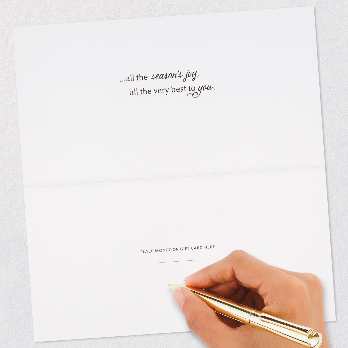 Santa's Sleigh Money Holder Christmas Cards, Pack of 10, , large image number 6