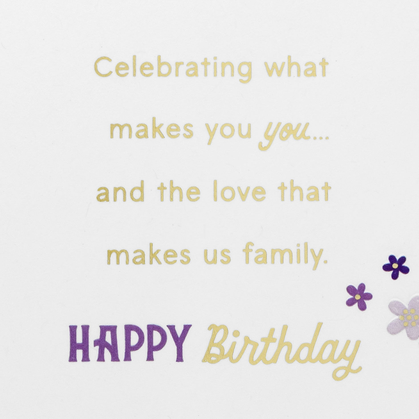 Lavender Floral Wreath Stepdaughter Birthday Card Sentiment image number 2