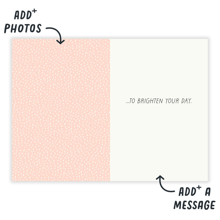 Personalized Colorful Butterflies Photo Card  image number 3