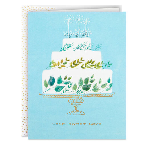 Love Sweet Love Wedding Card, 