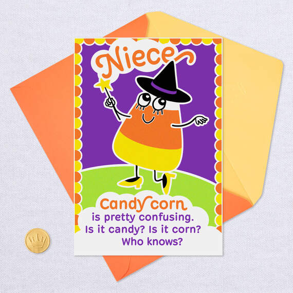 Candy Corn Halloween Card for Niece, , large image number 5