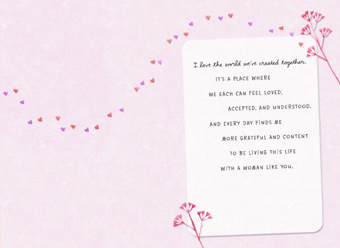 Because I Love You Wife Love Card