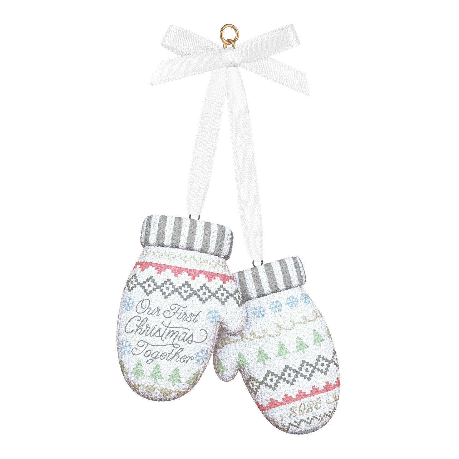 Our First Christmas Together 2025 Porcelain Ornament