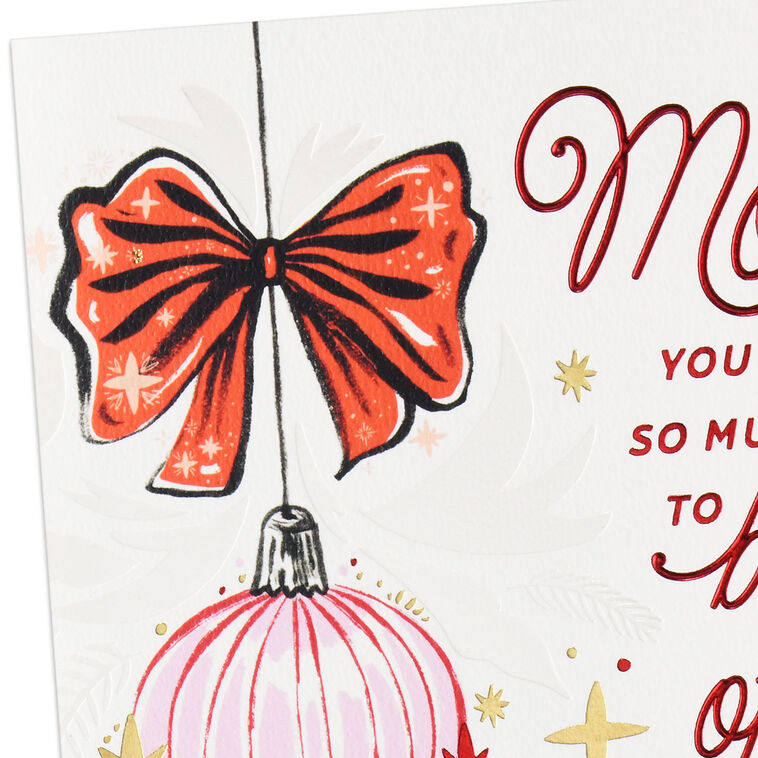 You Mean So Much Christmas Card for Mom From Both, , large image number 5