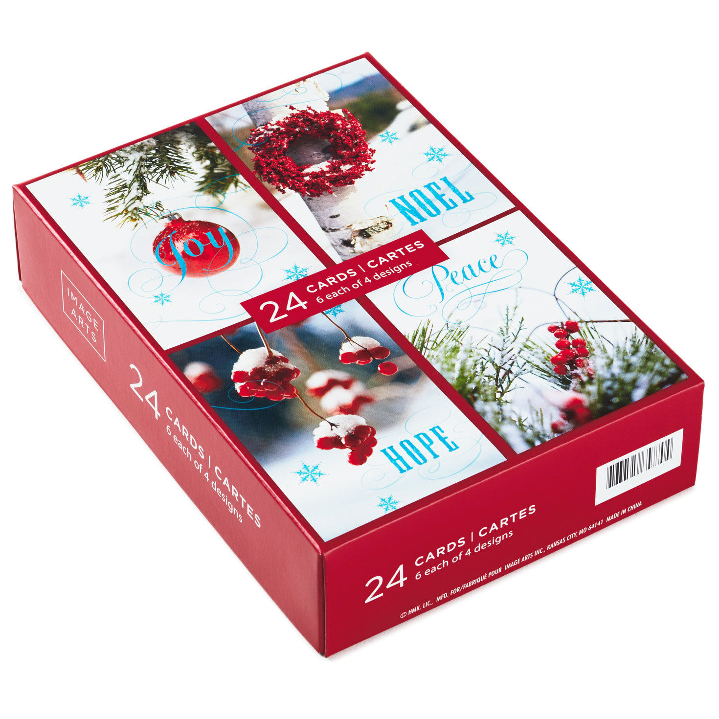 Winter Boughs Boxed Christmas Card Assortment package front image number 3