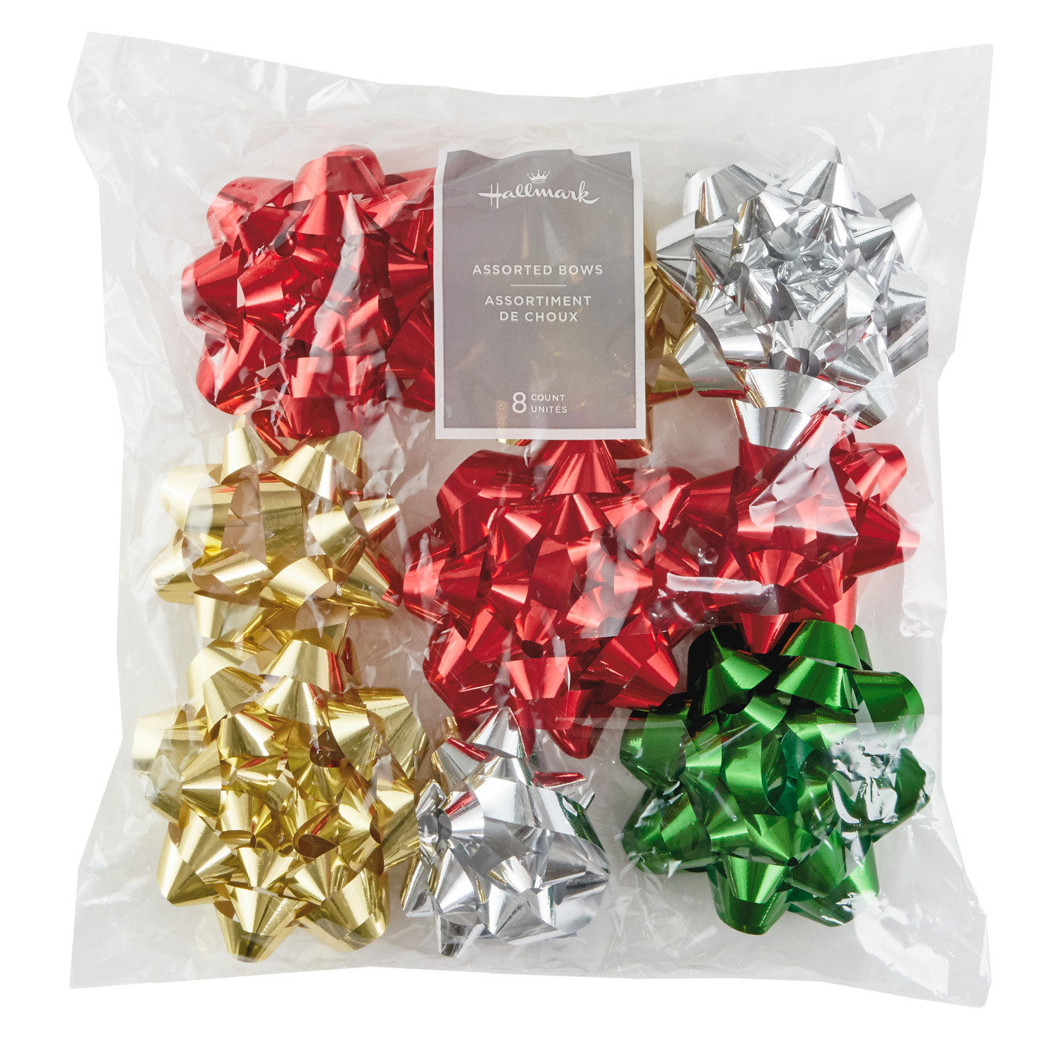 Assorted Metallic Christmas Gift Bows package image number 3