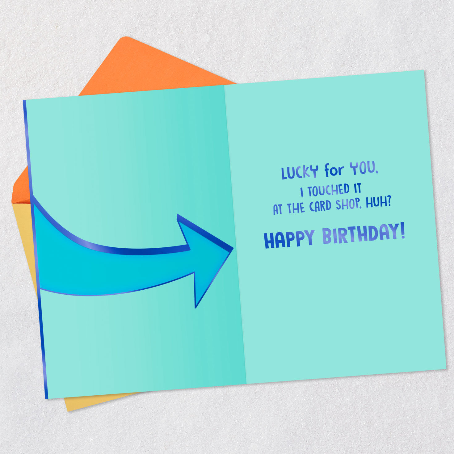 Fun Fonts Lettering Birthday Card for Brother open card with envelope image number 3