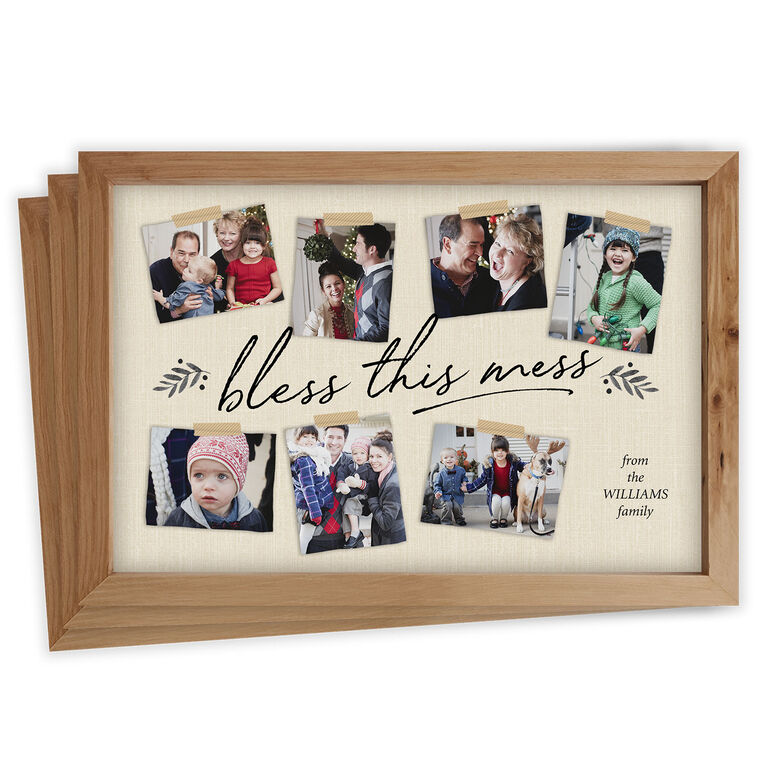 Bless This Mess Flat Christmas Photo Card