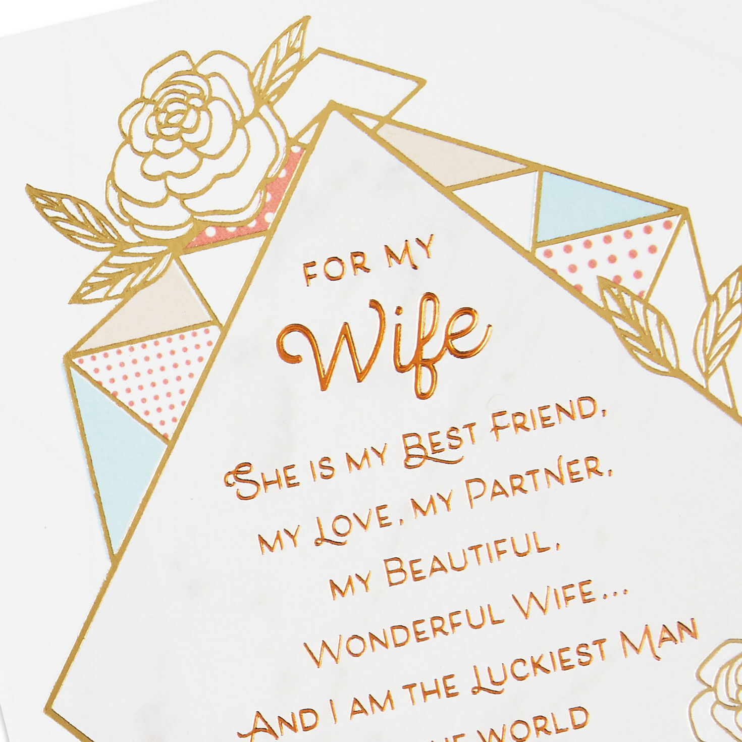 I'm the Luckiest Man Birthday Card for Wife for only USD 4.99 | Hallmark