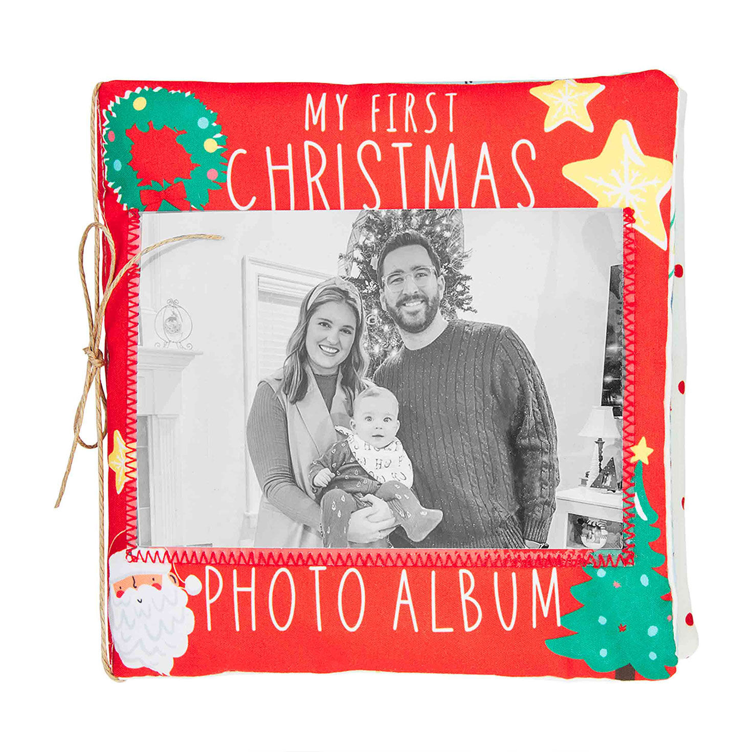 Mud Pie My First Christmas&nbsp;Photo Album Cloth Book