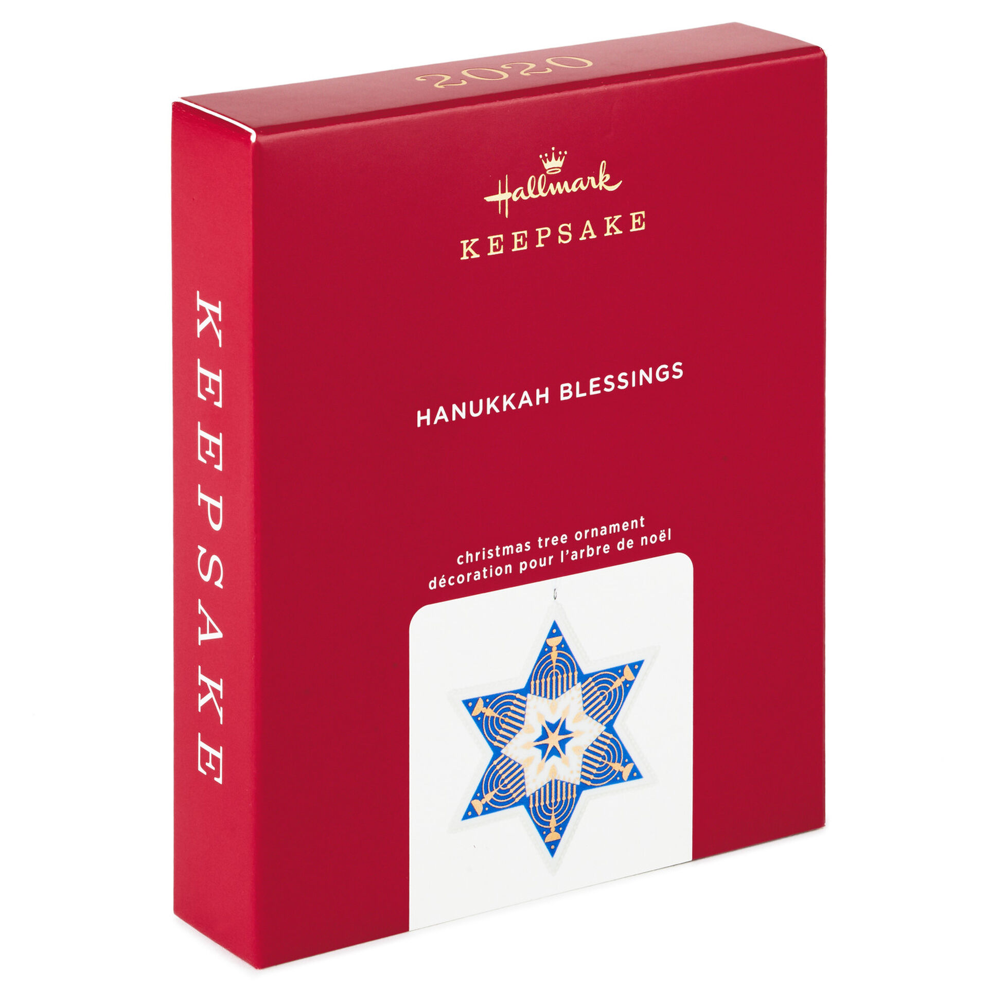 Hanukkah Blessings Star Of David Porcelain Ornament Keepsake Ornaments Hallmark