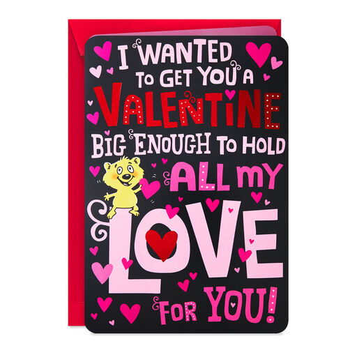 All My Love Jumbo Valentine S Day Card 19 25 Greeting Cards Hallmark 4.6 out of 5 stars 215. usd
