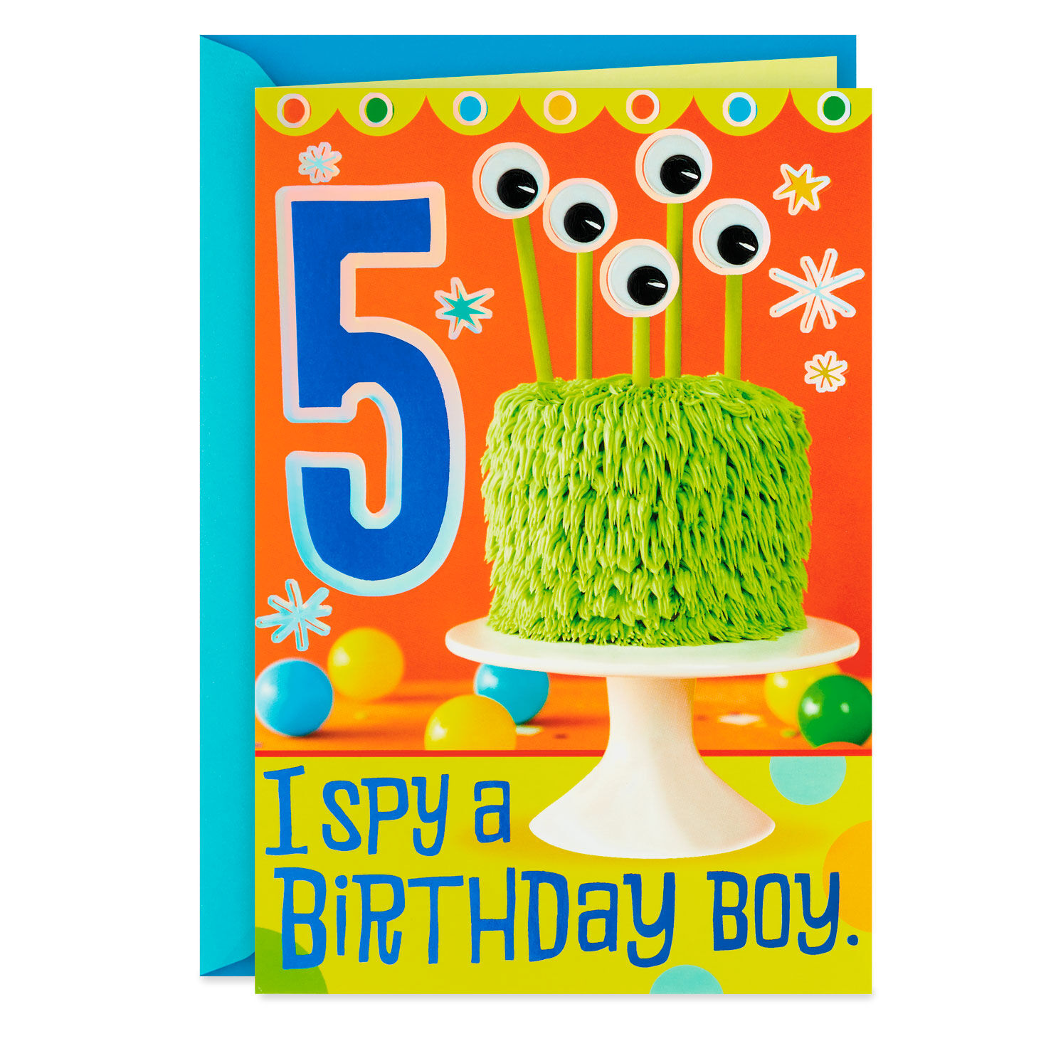Monstrous Fun 5th Birthday Card for only USD 3.99 | Hallmark