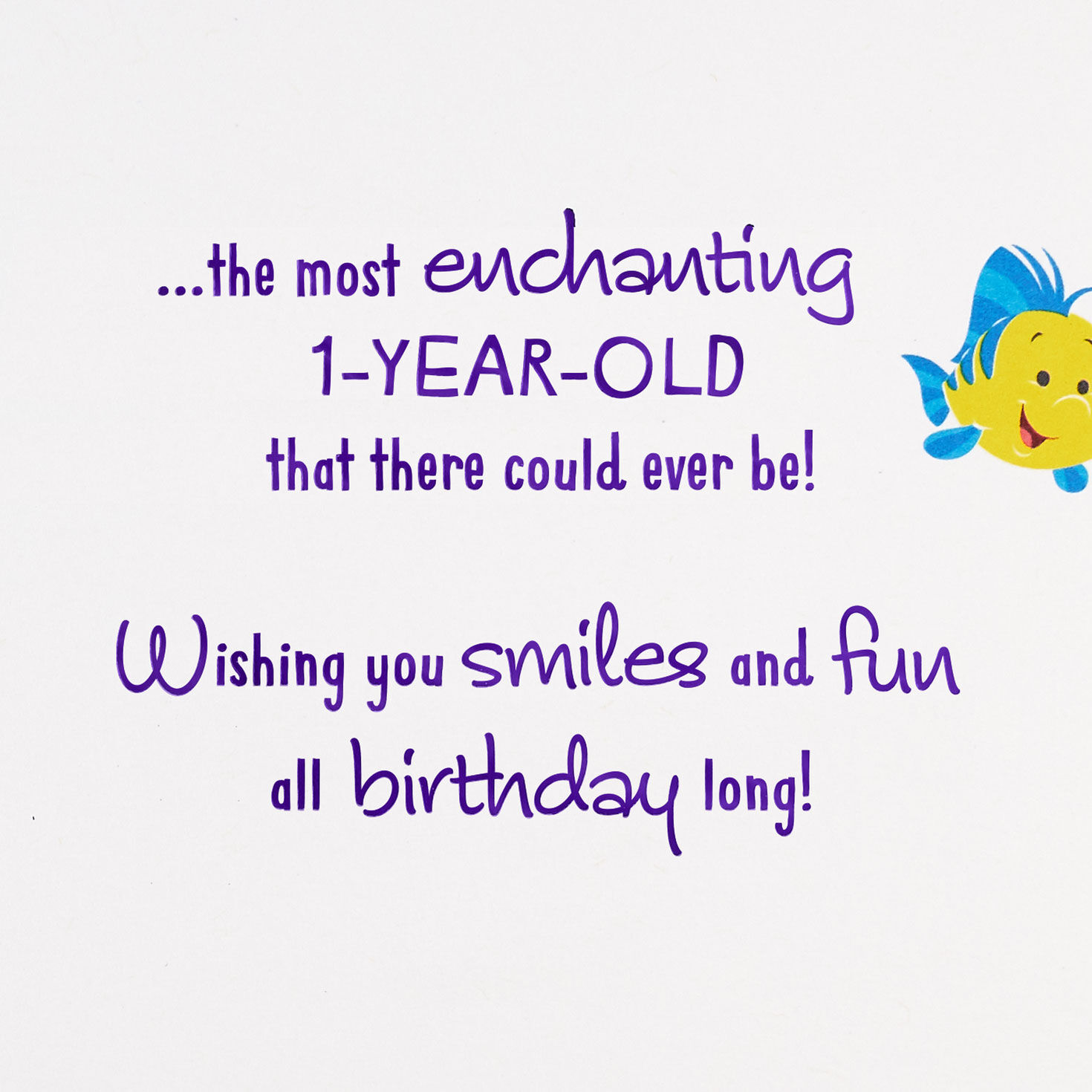 Disney The Little Mermaid First Birthday Card for Girl With Sticker for only USD 4.99 | Hallmark