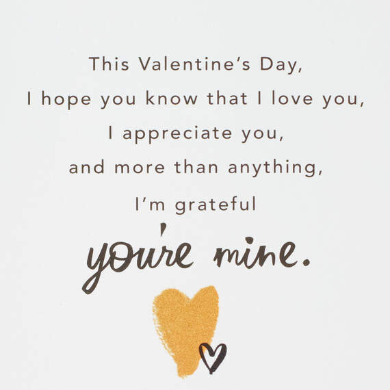 Grateful You're Mine Valentine's Day Card for Husband, , large image number 3