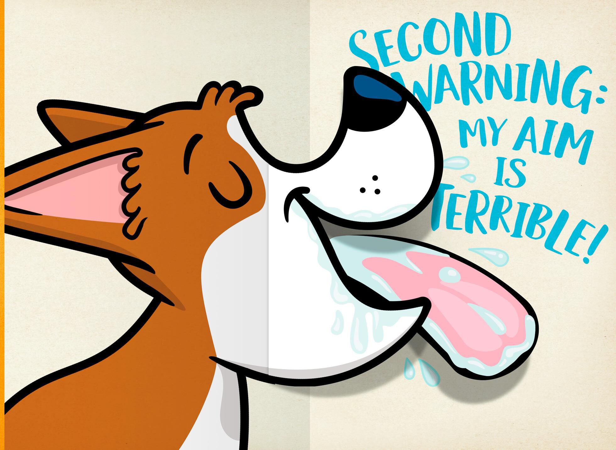 Sloppy Kiss Pop Up Father's Day Card From the Dog ...