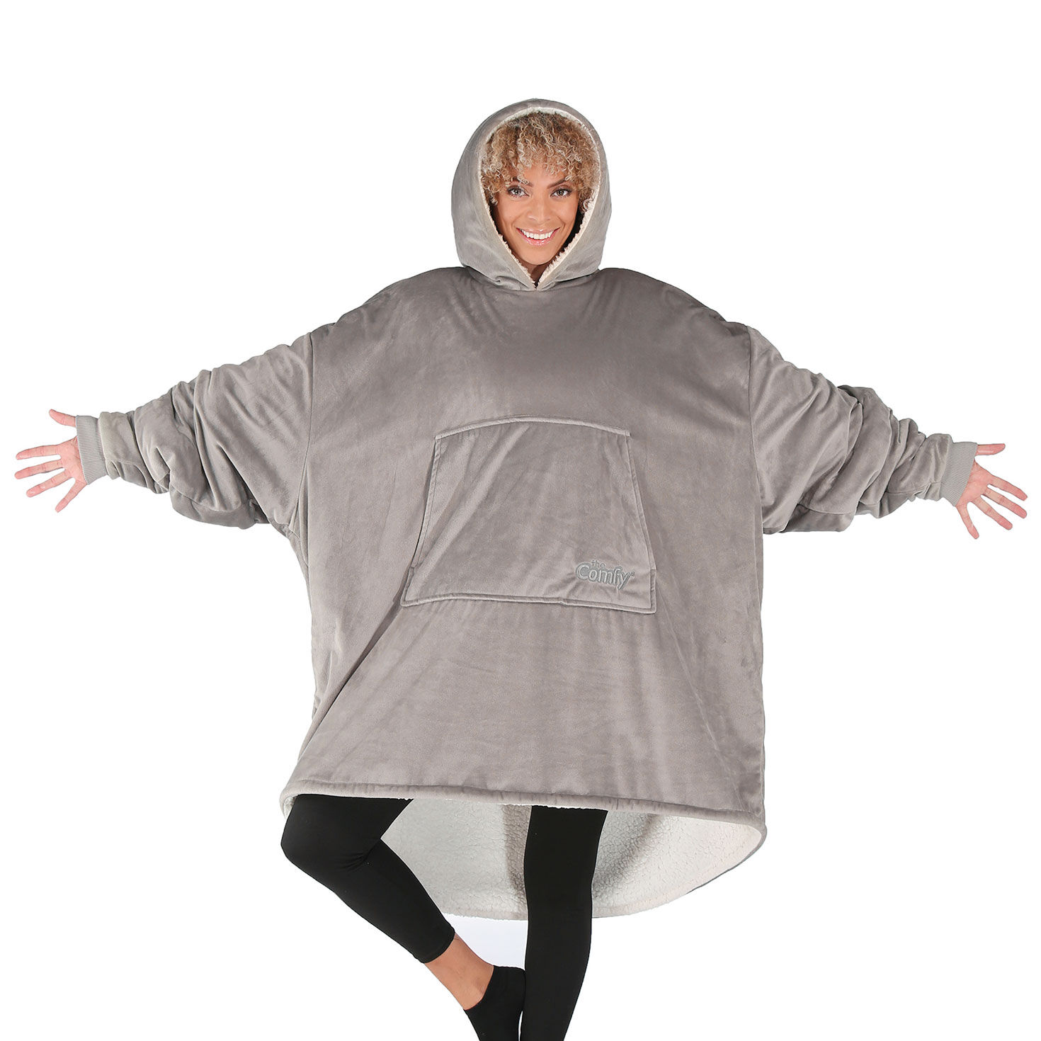 The Comfy Original Wearable Blanket in Gray Loungewear Hallmark