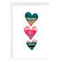 Watercolor Hearts Always Custom Love Card, , large image number 1
