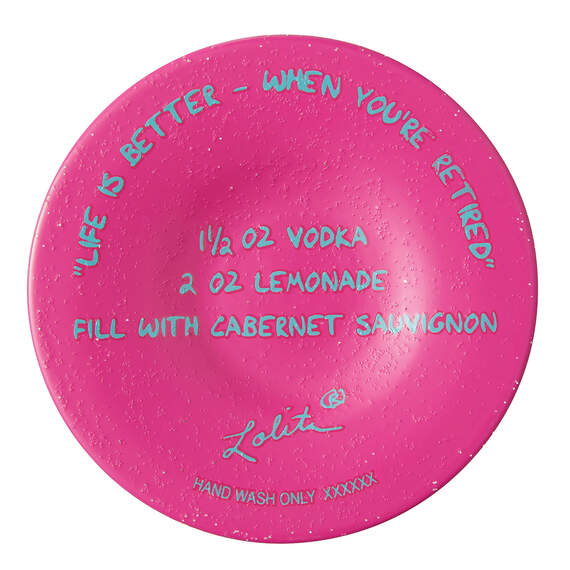 Lolita Life Is Better When Retired Wine Glass, 15 oz., , large image number 4