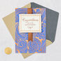 Blue Paisley Congratulations Card Card Front with Envelope and Gold Seal image number 6
