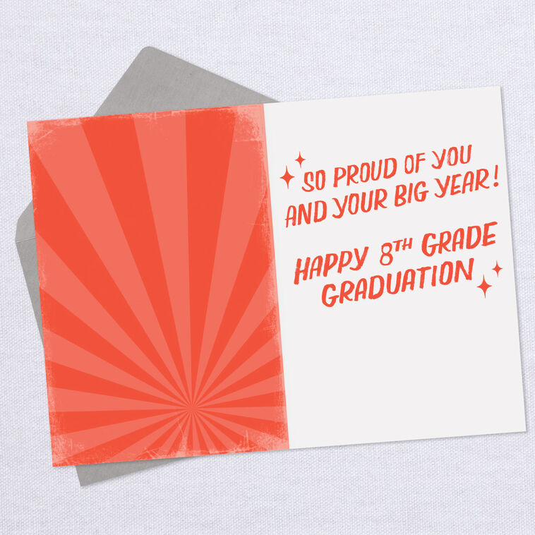 So Proud of You 8th Grade Graduation Card - Greeting Cards | Hallmark So Proud of You 8th Grade Graduation Card - Greeting Cards | Hallmark