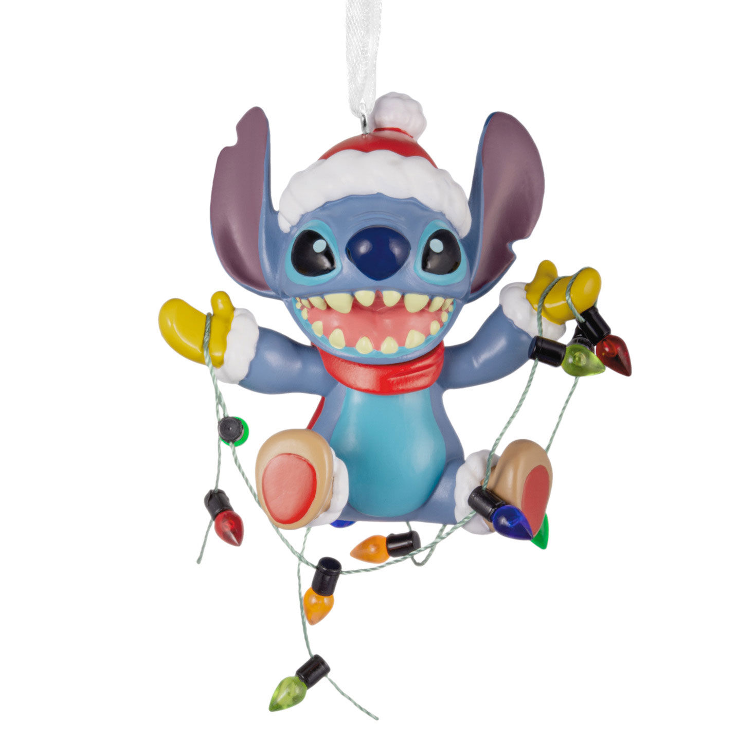 Disney Stitch With Light String Hallmark Ornament