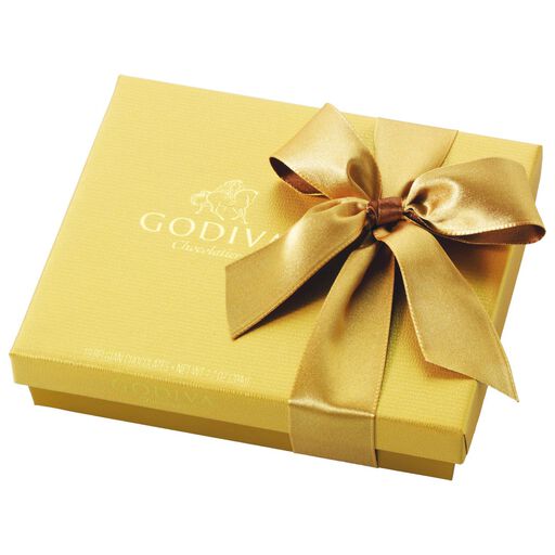 Godiva Chocolatier Assorted Chocolates in Gold Gift Box, 19 Pieces, 