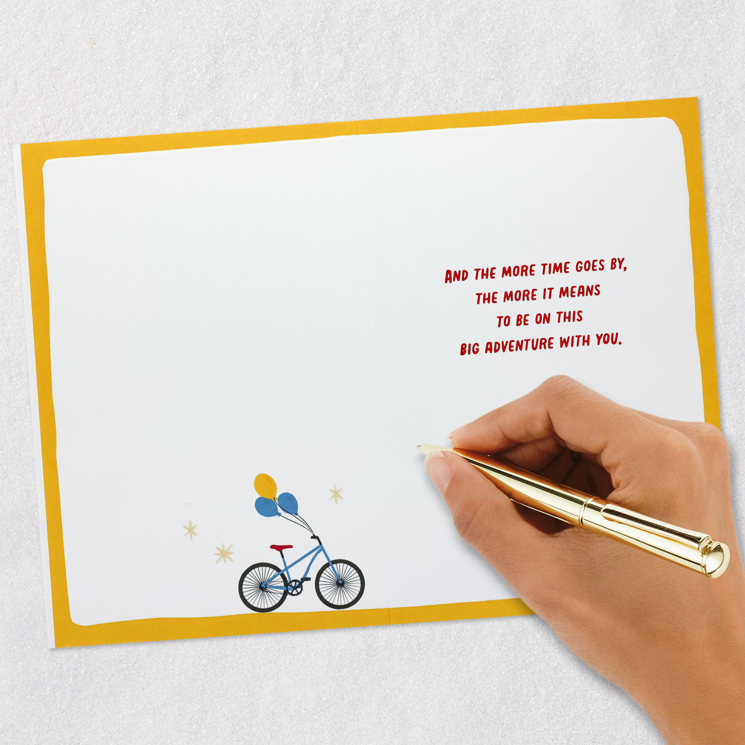 Bike Wild Ride Birthday Card for Brother signing card image number 6