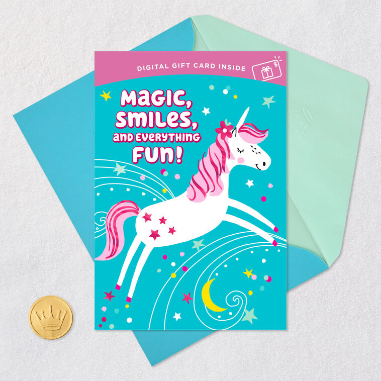 Exemple de conception de carte-cadeau Magical Spin