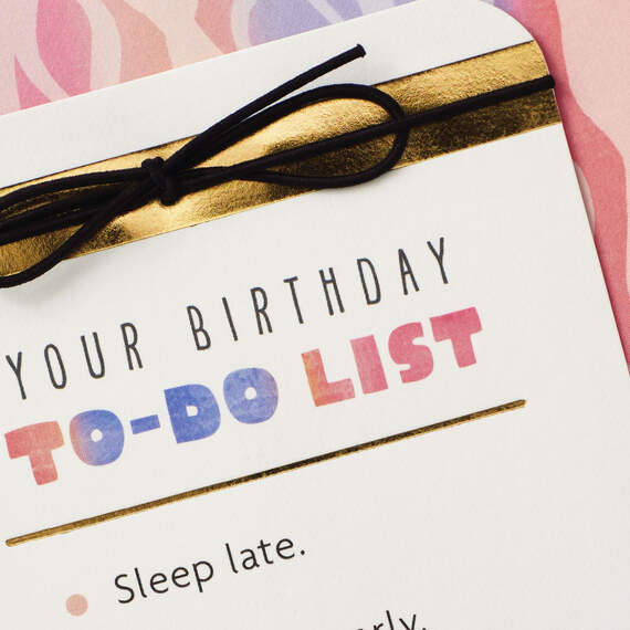 Extra Happy To-Do List Birthday Card, , large image number 4