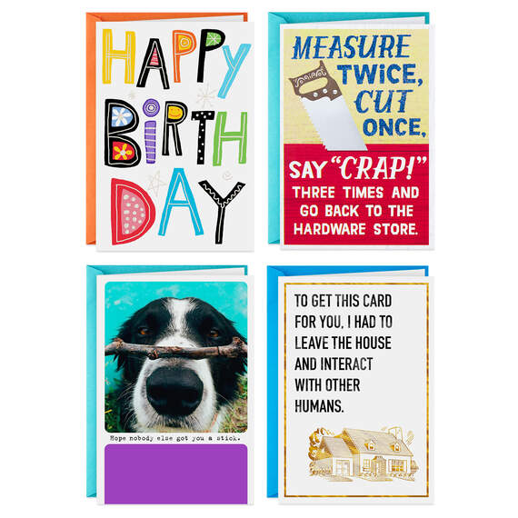 Hallmark Shoebox Funny Birthday Cards Assortment Pack, , large image number 1