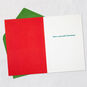 Cranky Cat in Santa Hat Funny Christmas Card Open card with envelope image number 3