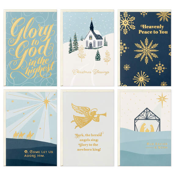 Heavenly Blessings Boxed Christmas Cards Assortment, Pack of 36, , large image number 2