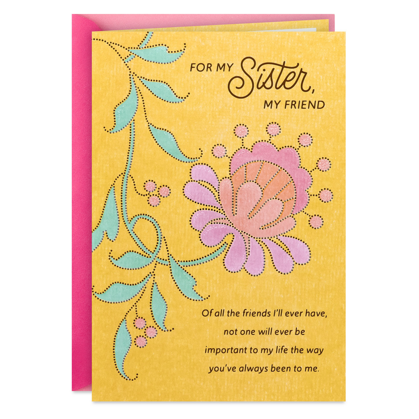 I Always Turn to You Birthday Card for Sister