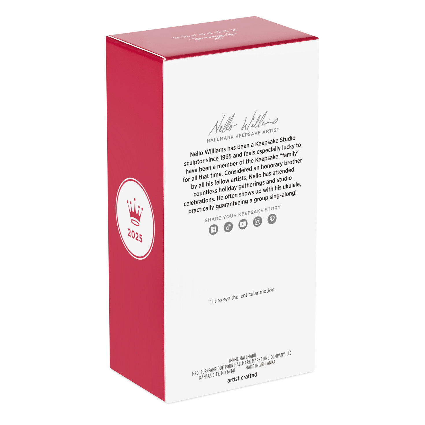 Grinch Heart X-Ray Keepsake Ornament package back image number 8