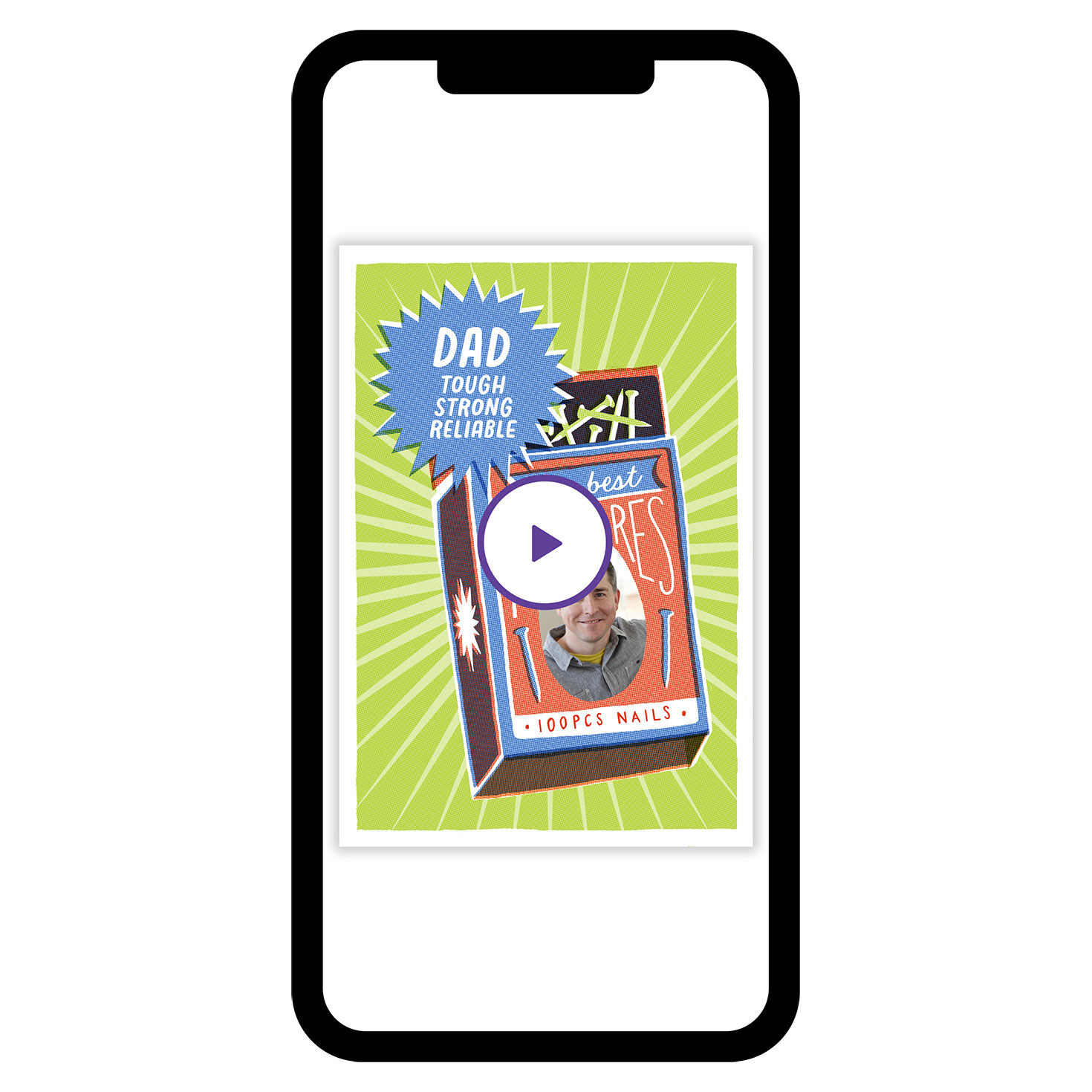 Strong As Nails Fun eCard