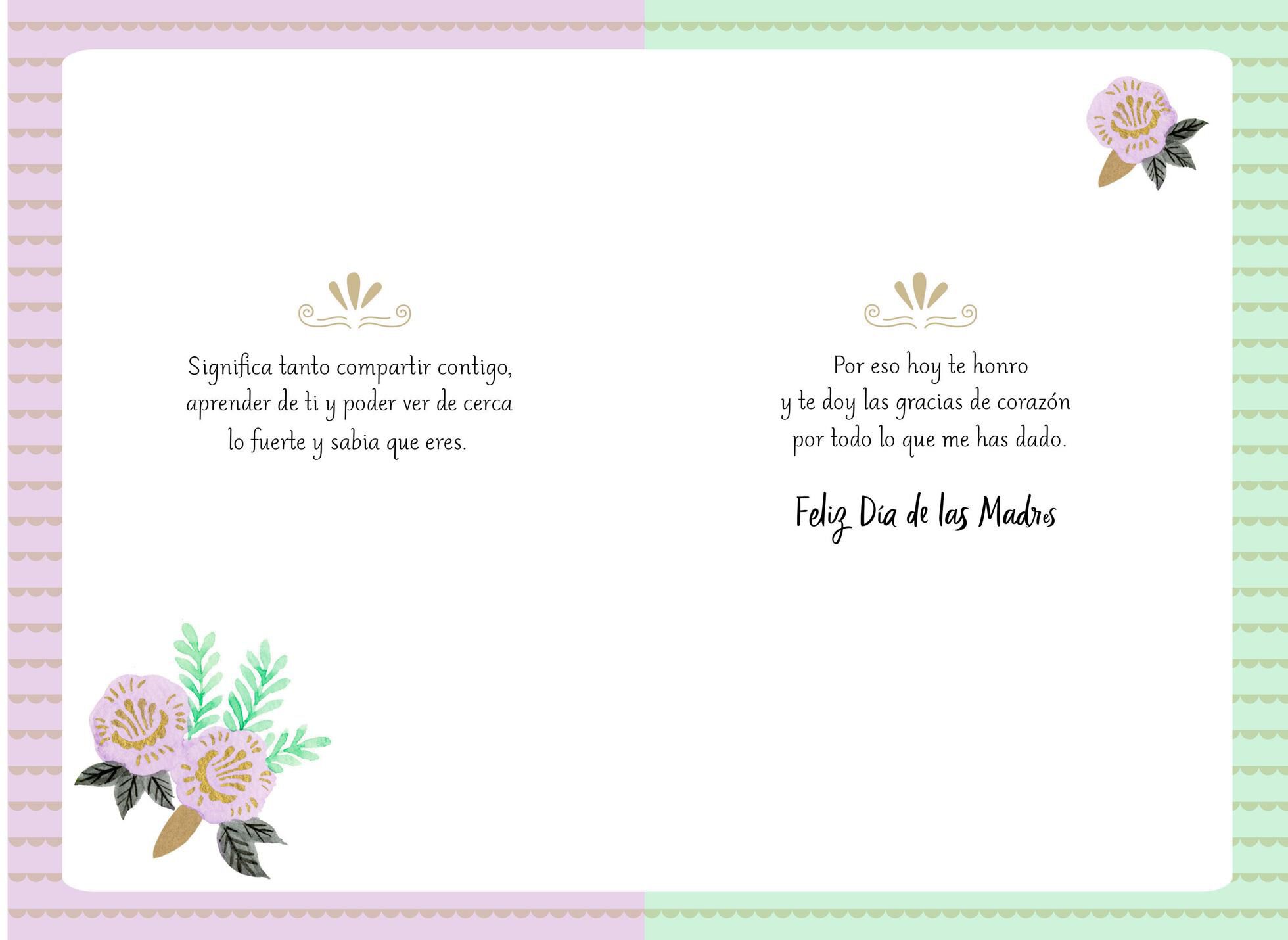 A Beautiful Mom Spanish-Language Mother's Day Card
