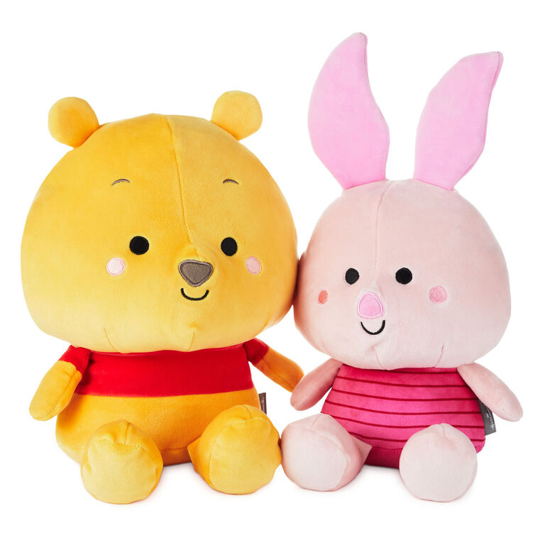Large Better Together Disney Winnie the Pooh and Piglet Magnetic Plush Pair, 11"