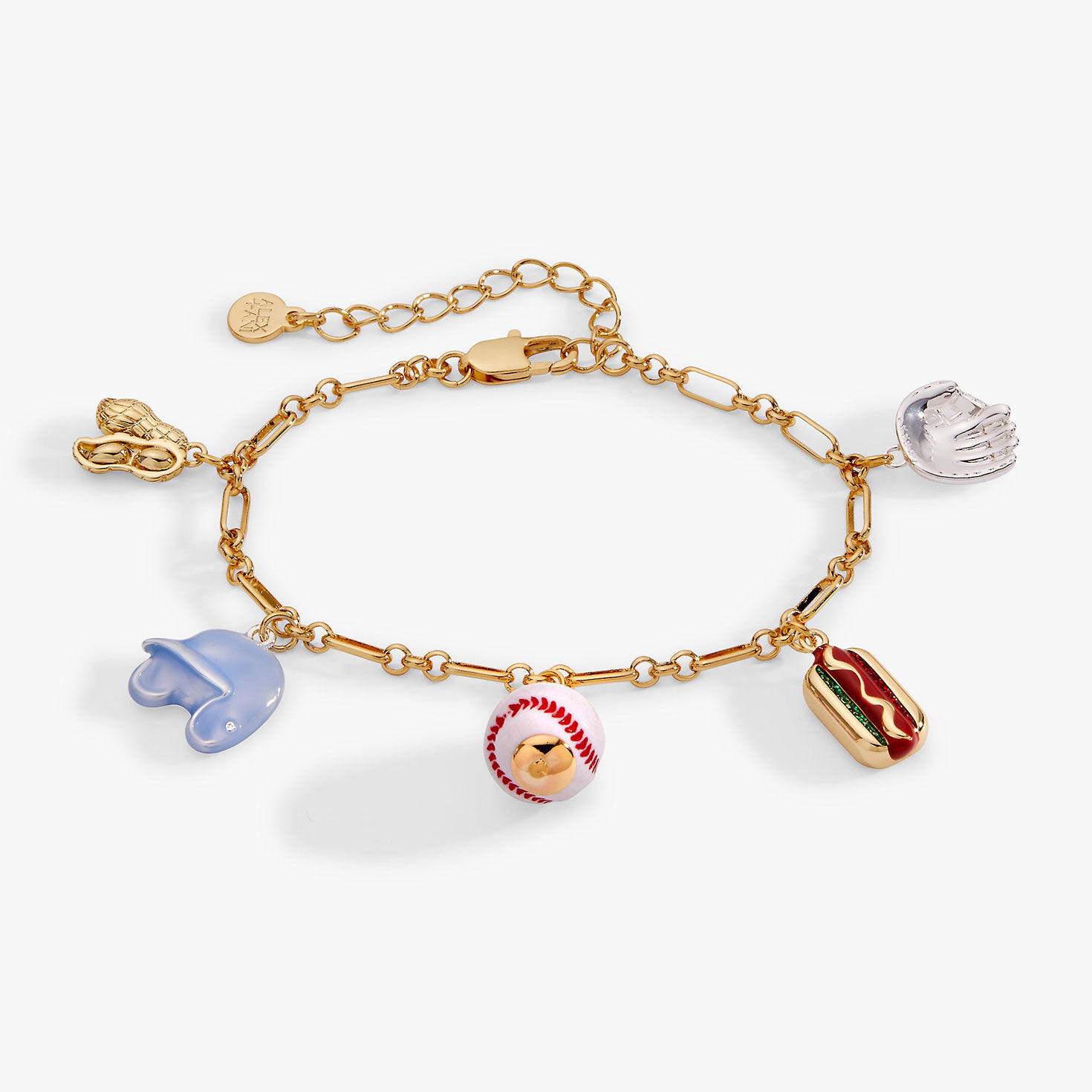 Alex And Ani 'Take Me Out to the Ballgame' Baseball Charm Bracelet