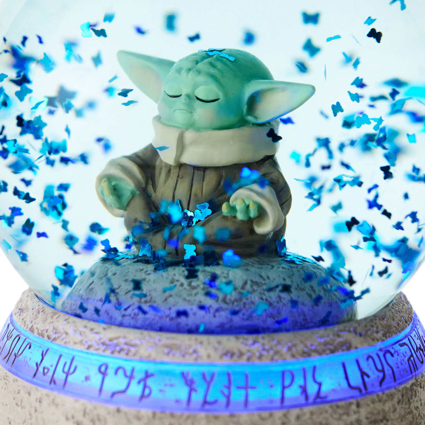 Star Wars: The Mandalorian™ Grogu™ in Meditation Snow Globe With Light and Sound for only USD 124.99 | Hallmark