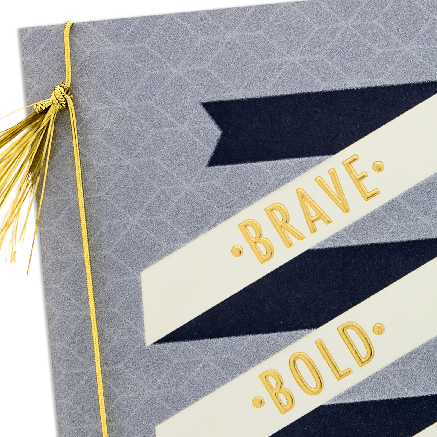 Monochrome Banner High School Graduation Card Card Front Detail image number 5