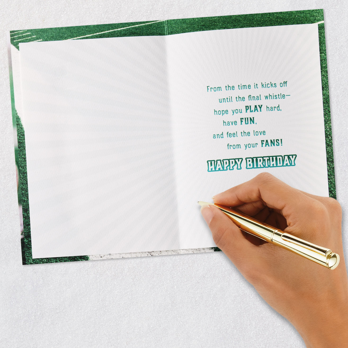 Hope You Feel the Game Day Love Birthday Card for only USD 6.99 | Hallmark