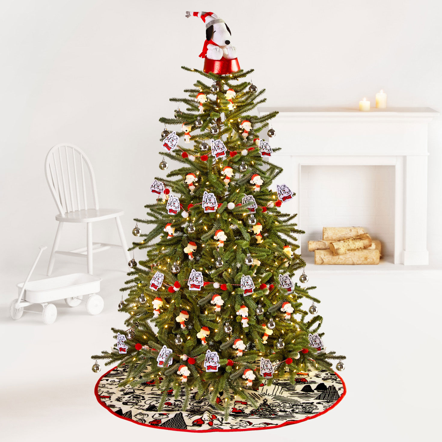 Peanuts® Snoopy Doghouse Fabric Hallmark Garland, 72" for only USD 14.99 | Hallmark