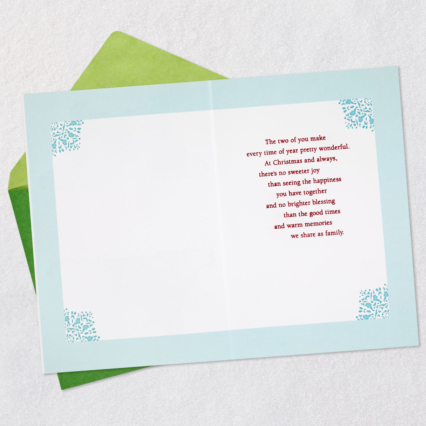 You're a Blessing Christmas Card for Daughter and Son-in-Law for only USD 7.59 | Hallmark